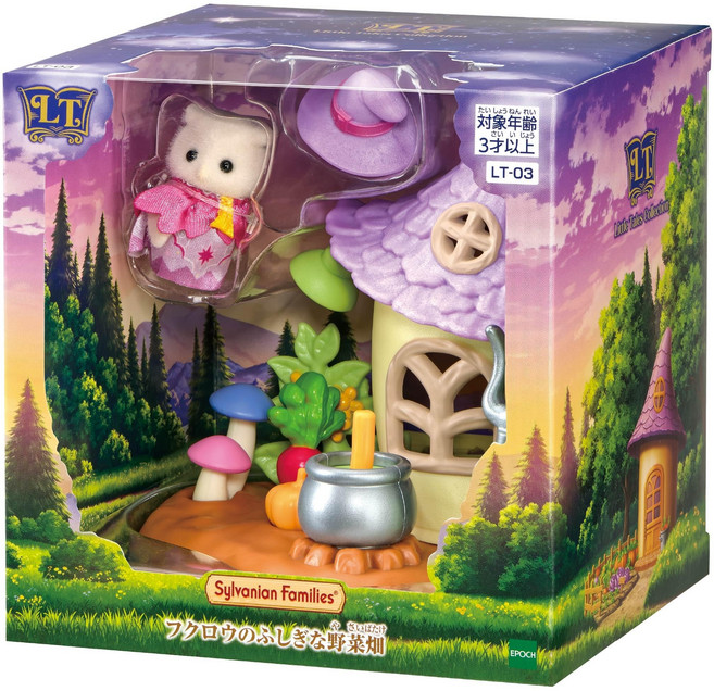 실버니아 패밀리 Little Tales Collection 부엉이의 신비한 채소밭 LT-03 장난감 인형집 Sylvanian Families EPOCH, 1개