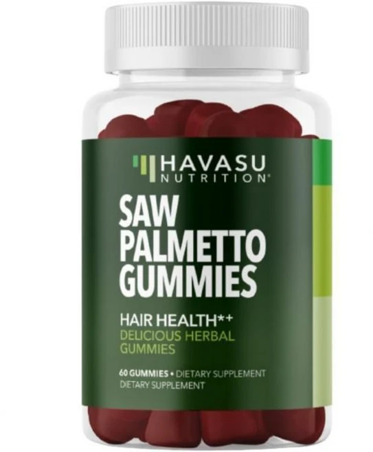쏘팔메토 중년 남성 남성영양 구미용 모발 패턴 볼딩용 DHT 차단제 남성용 헤어 라즈베리 비건 구미 60개, Saw Palmetto/ 1 Month Supply, 1개, 60정 - 쿠팡