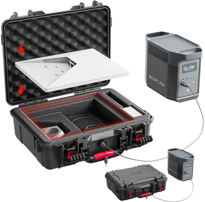 STARLINK 미니 케이스 2026 IP67 방수 하드 스타 링크 접시 액세서리 휴대용