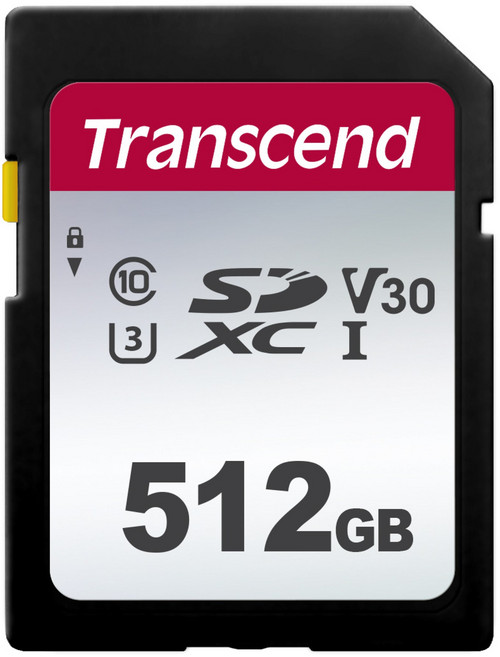 트랜센드 SDHC 메모리 카드 SDC300S, 512GB, 1개