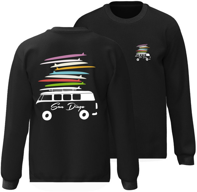 몰토벨리노 썸머 비치 프린팅 오버핏 긴팔 레쉬가드, 남녀공용L, 샌디에고809