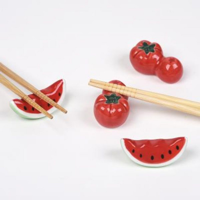 수박 토마토 수저 젓가락 받침 4개 세트, 모델명/품번