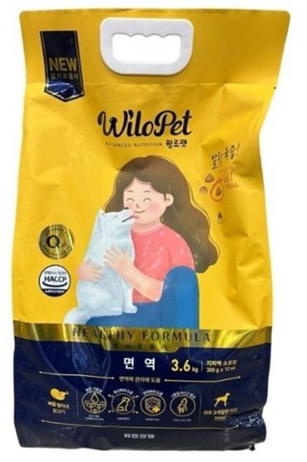 윌로펫 헬시 포뮬러 면역 3.6kg (300g x 12개) 어린강아지 노령견 코스트코, 1개