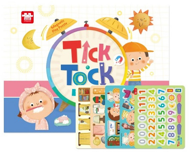 마그피아 아리아띠 Tick Tock 틱톡 시계놀이(텔링 더 타임), 1개