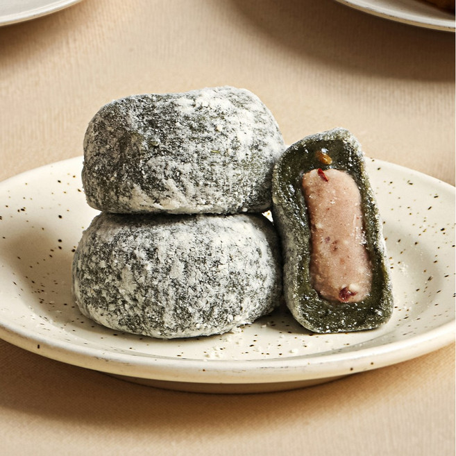 명가삼맥 두텁떡 달지 않은 식사대용 두텁떡, 12개, 90g