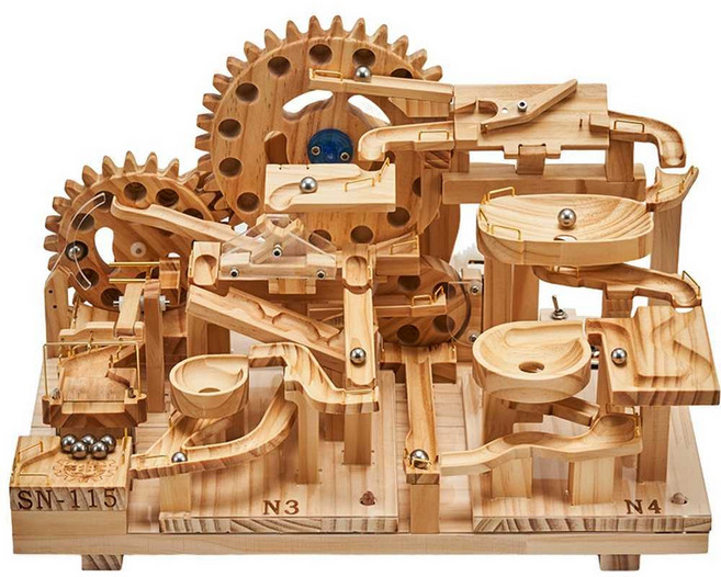 골드버그 구슬트랙 구슬레이싱 롤링볼 구심력 도미노, 2023년형 플래그십 모델(스마트물레방아), 상세 페이지 참고