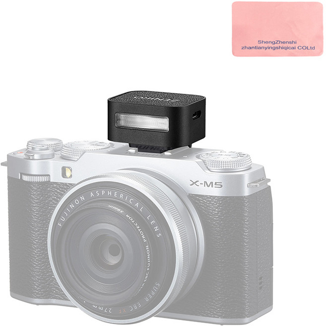 ZENIKO ZF04/ZF08 미니 빈티지 카메라 플래시, ZENIKO-ZF08, 블랙, 1개
