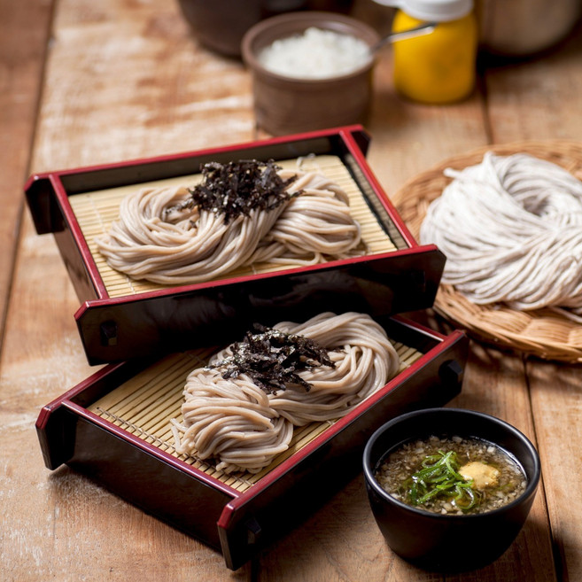 [1961강남] 송옥 냉메밀 냉모밀 판모밀 메밀소바 + 메밀육수 밀키트 배달 택배 주문 x 2입, 2인분, 165g