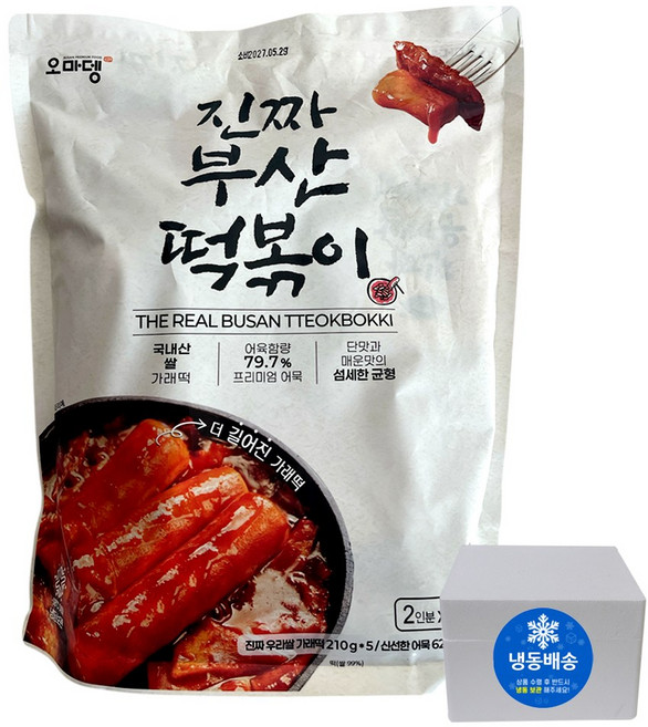 오마뎅 진짜 부산 떡볶이 1 760 총, 1개, 1.76kg