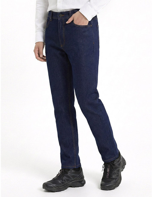 콜핑 남성 슬림핏 신축 등산 데님 청바지