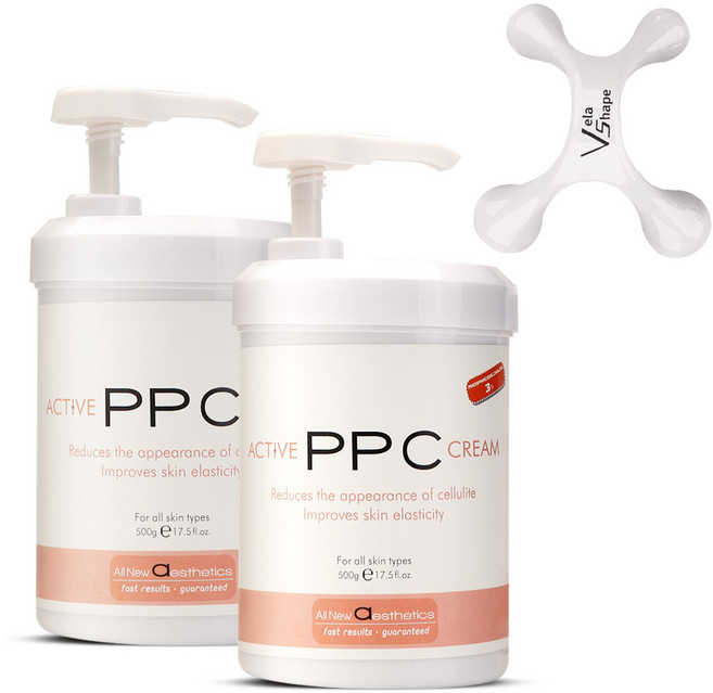 액티브 버닝 헬스 발열 PPC 크림 500g 2개 + 바디괄사 마사지기 1개, 1.12kg