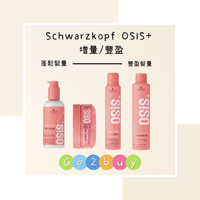 Schwarzkopf OSIS+ 隨意造型護 海鹽蓬蓬腊 芶麗慕絲 女王蜂, 1個, 隨意造型護200ml