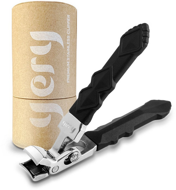 예리 와이드 조우 네일 클리퍼 두꺼운 발톱 깎이, 1개, 블랙