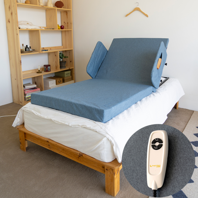 전동침대 초간단 사용 경량 접이식 모션베드 침대 매트리스 무설치 초간단 전동침대 1인용 초간단