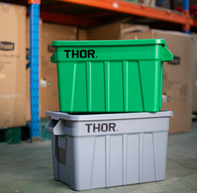 트러스트 토르 THOR 다용도 사각 토트박스 세트 75L/리빙박스/사각컨테이너/장난감정리박스/식자재박스/소품정리함, 흰색, 1개