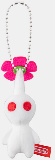 Nintendo 皮克敏絨毛玩偶吊飾, 1個, 白色