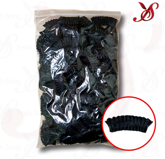 마이크커버 봉지 블랙 벌크 /100개 1봉지 검정색 노래방 무대 행사장 강의실 회의실 마이크 위생카바/예송사운드