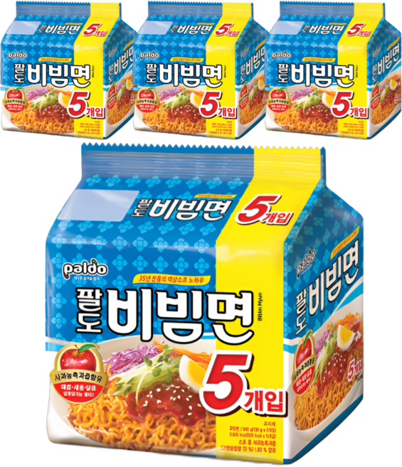 팔도비빔면 멀티(650g), 4개