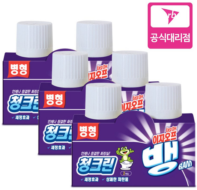 이지오프뱅 청크린 병형 2개입, 180g, 3개