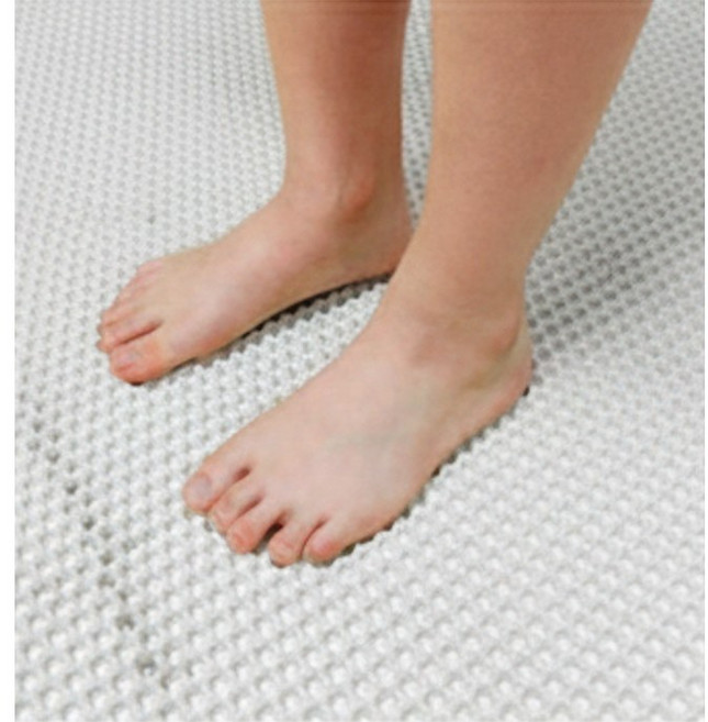 꿀벌매트 욕실 화장실 벌집 미끄럼방지 매트 논슬립 발판, 화이트, 1개