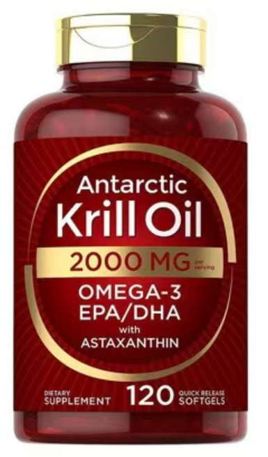 Carlyle 남극 크릴오일 2000mg, 120정, 1개