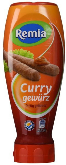 레미아 커리 케찹 500ml 감튀 소스 Remia Curry Ketchup, 1팩