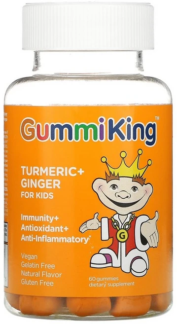구미킹 어린이 투메릭 커큐민 젤리 구미 망고맛 60구미, 60개, 1개, 60정 - 쿠팡
