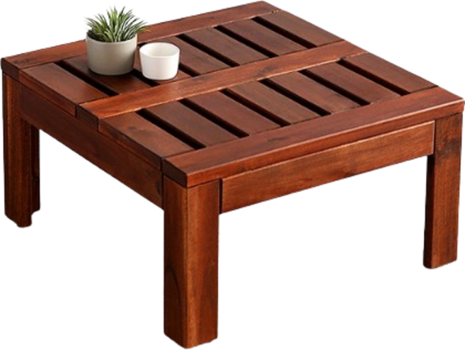 마켓비 TANG 아카시아 원목흔들의자, 브라운, 1개