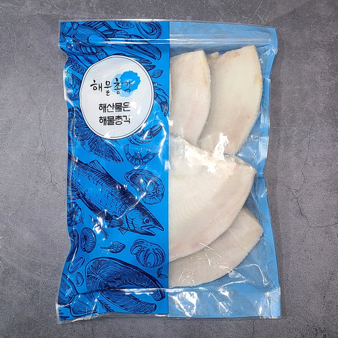 해물총각 큼직한 무염 손질가자미, 1개, 1kg