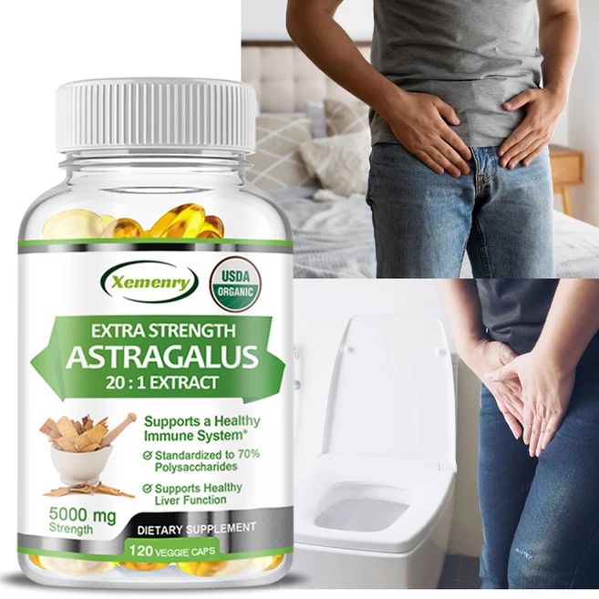 Extra Strength Astragalus Root 20:1 추출물 5000mg - 에너지 및 면역 부스터, 2개, 120정 - 쿠팡