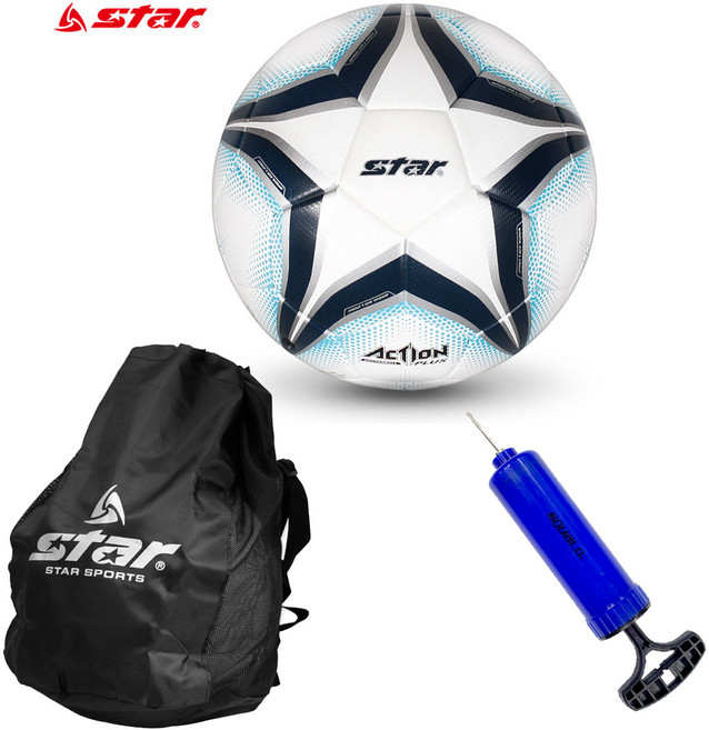 스타스포츠 액션 플러스 축구공 SB674P + 볼가방 C형 + 볼펌프 랜덤발송 세트, SB674P + 볼가방 C형 + 볼펌프 세트, 1개