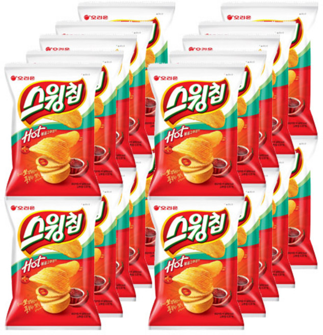 오리온 스윙칩 볶음고추장맛, 30g, 20개