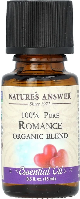 Nature's Answer 유기농 에센셜 오일 혼합물 로맨스 15ml(0.5fl oz) Answer (네이처스 앤서) - 쿠팡