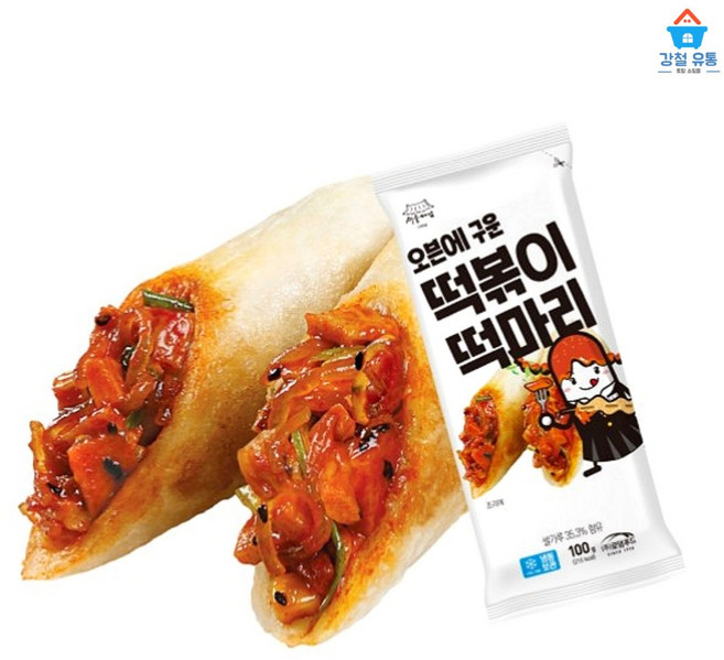 오븐에 구운 떡볶이 떡마리 100g (겉바속촉 식감 든든한 간식 간편음식), 1개