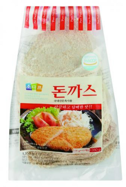 (냉동) (소디프) 돈까스 1.35kg, 1개