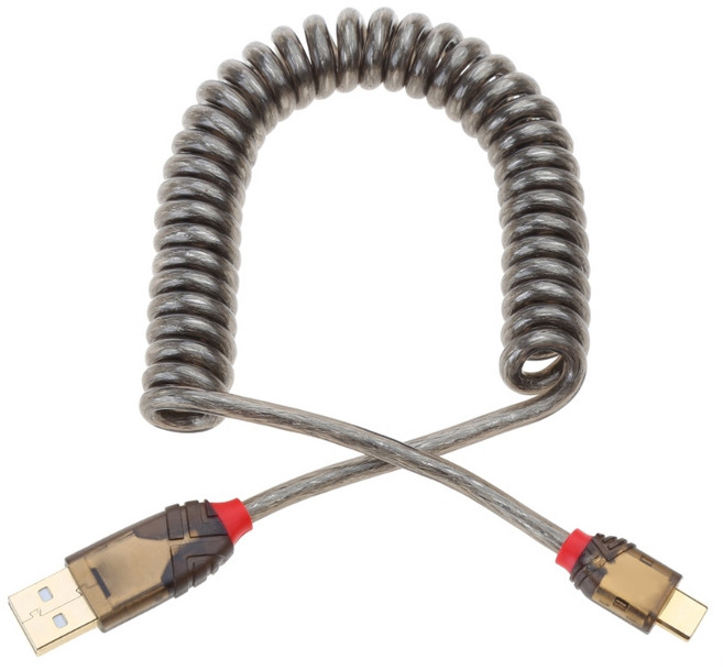 기계식 키보드 USB 2.0 to Type-C 케이블 금도금 빠르고 긴 키보드 자동차 충전기 키트 DIY, Black, 1개, 사이즈 이미지 참고