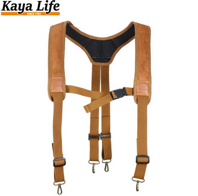 가야라이프 멜방 KL-981 스웨이드 엑스반도 X밴드 멜빵 공구집 파우치, 1개