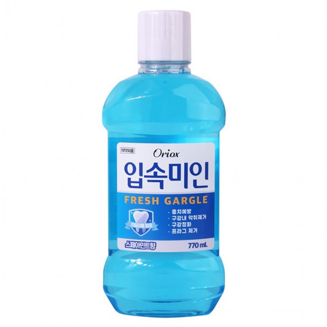 입 안 가득 퍼지는 청량함 상쾌한 구강청결제 770ml, 1개, 1ml