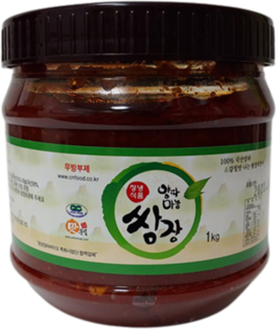 창녕식품 양파마늘 쌈장1kg 100% 국산콩 국내산 원료, 쌈장, 1kg, 1개