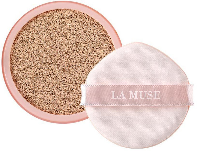 [리뉴얼] 라뮤즈 스킨 프로텍션 글로우 쿠션 커버 파운데이션 팩트 (리필), 1개, 22호 뉴트럴 베이지