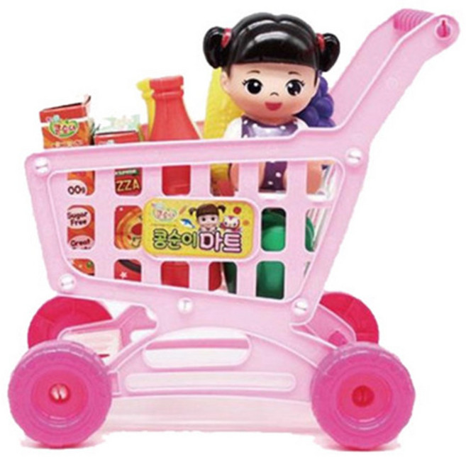 콩순이 미니 쇼핑카트 어린이 선물, 1개