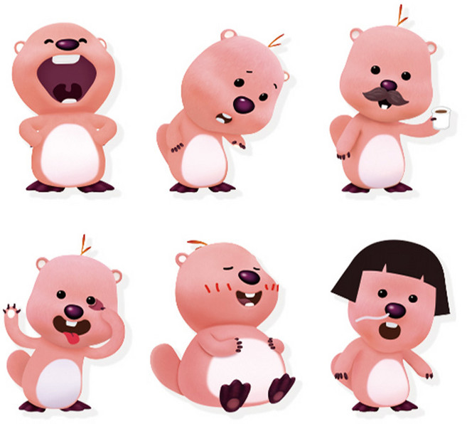 잔망루피 피규어 시즌3 캐릭터 굿즈 6종세트, 1세트