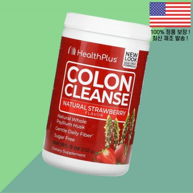 헬스 플러스 콜론 클렌즈 내추럴 딸기 스트로베리 9온스 255g Health Plus Colon Cleanse Natural Strawberry 9oz, 1개 - 쿠팡
