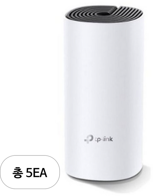 티피링크 AC1200 듀얼 밴드 홈 메시 Wi-Fi 시스템 공유기, Deco E4, 5개