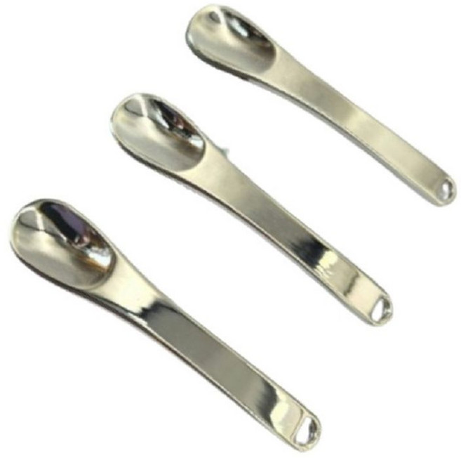 화장품 크림 스푼 실버, 1개