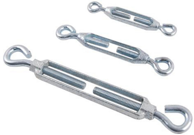 턴버클 1/4 120mm 주물 와이어조정기 와이어텐션조절, 1개