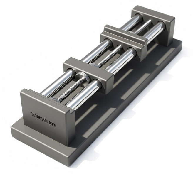 솜씨코이 숫돌 받침대 스테인리스 알루미늄 평면용 칼갈이 거치대, 1개, 실버