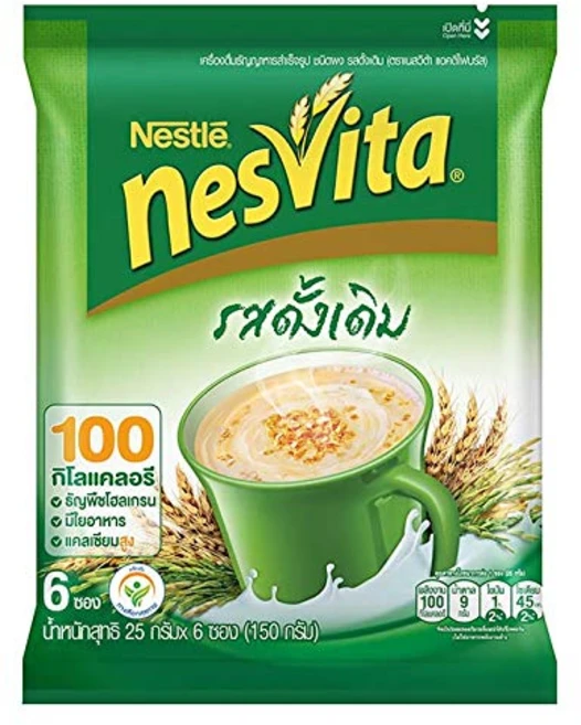 네스비타 인스턴트 시리얼 음료 오리지널 맛 150그램 Nesvita Instant cereal drink Original flavor 150 grams, 150g, 1개 - 쿠팡