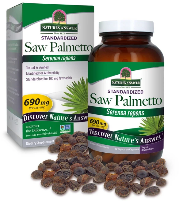 네이쳐스앤서 쏘 팔메토 690mg 베지테리안 캡슐, 1개, 120정 - 쿠팡