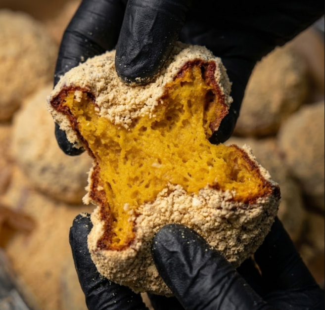 [쫀득] 호박 인절미 버터떡 디저트 수제 선물 단체주문 간식, 5개, 30g